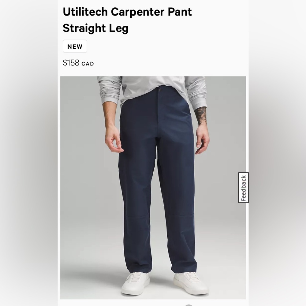 Mens Utilitech Carpenter Pants